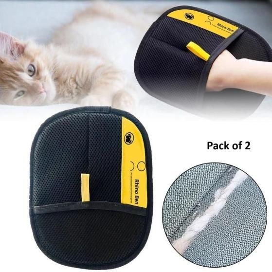 Pet Hair Removal Gloves – Easy Sofa, Bed & Carpet Cleaning (Pack of 1 / Pack of 2)